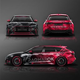Projekt graficzny na samochód marki Audi.
Projekt składał się z wizualizacji oraz plików wektorowych. 
Praca wykonane na zlecenie Wayne Design / Michon-Lab