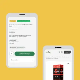 Prezentacja sklepu internetowego na smartfonie: oferta folii do sianokiszonki MAXI POWER 500, z informacją o dostępności i opcjach dostawy. Widok strony produktu.