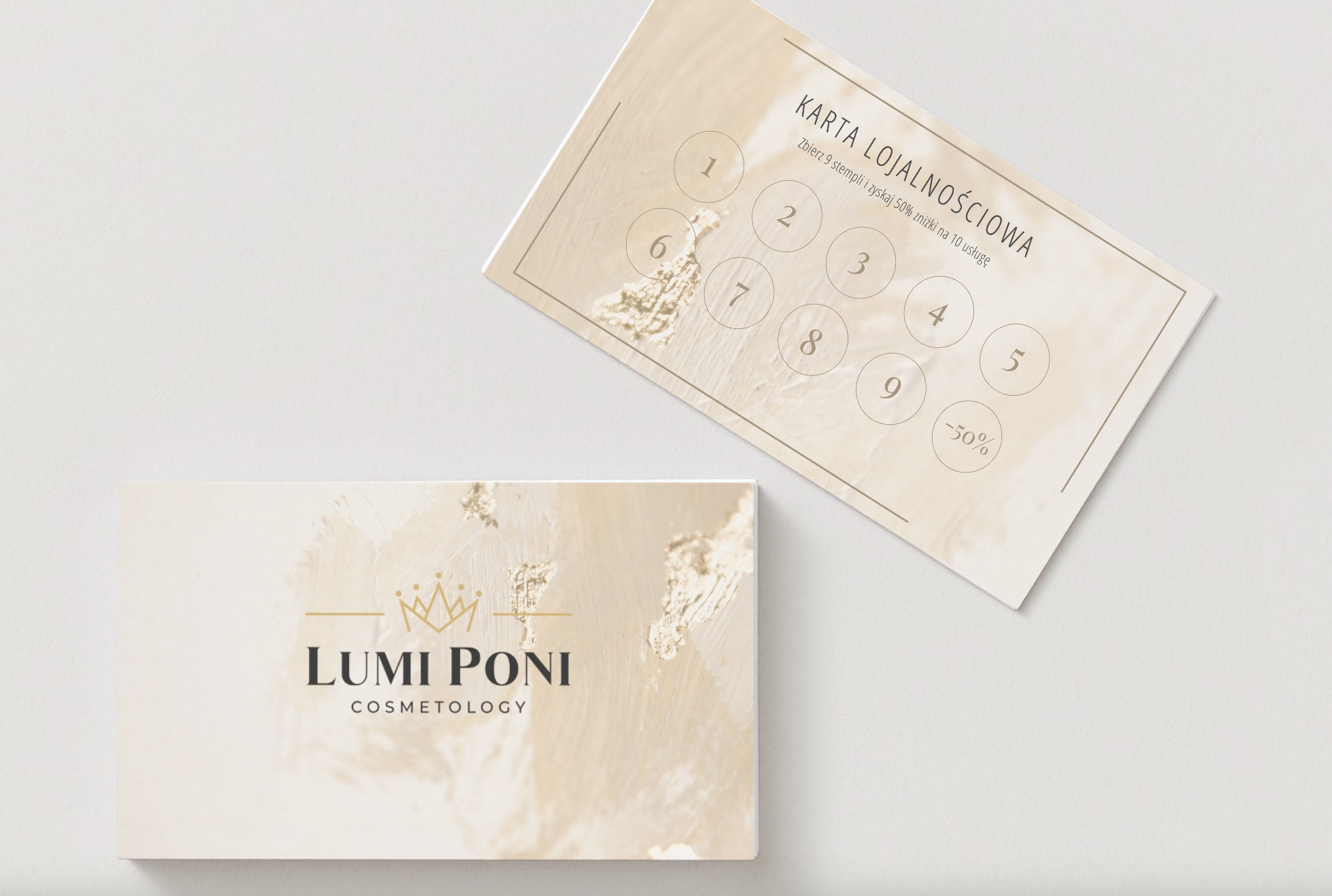 Projekt graficzny karty lojalnościowej