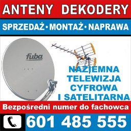 Montaż anten Iława 1