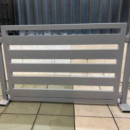 Przykładowe, zwymiarowane przęsło. Wykonujemy również przęsła według indywidualnego pomysłu klienta, z katalogów, wzorów z internetu etc.