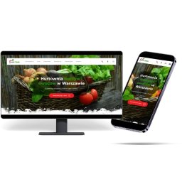 Realizacja strony internetowej dla hurtowni warzyw i owoców w Warszawie