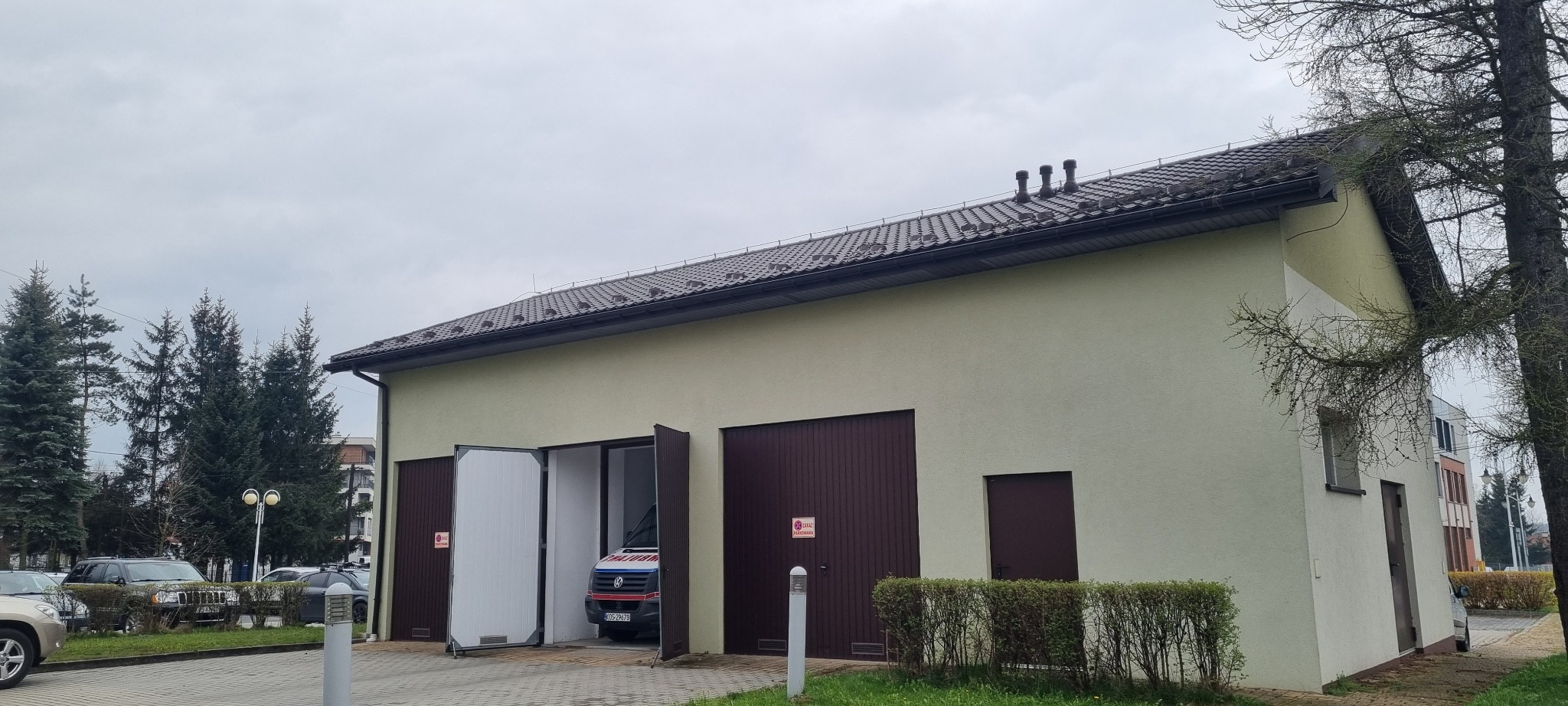 Projekt przebudowy i rozbudowy garażów dla ambulansów w Zatorze