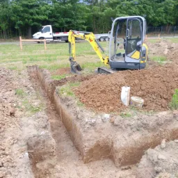 Wykop pod fundamenty.