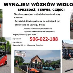 Wynajem wózków widłowych Brzeźnica 3
