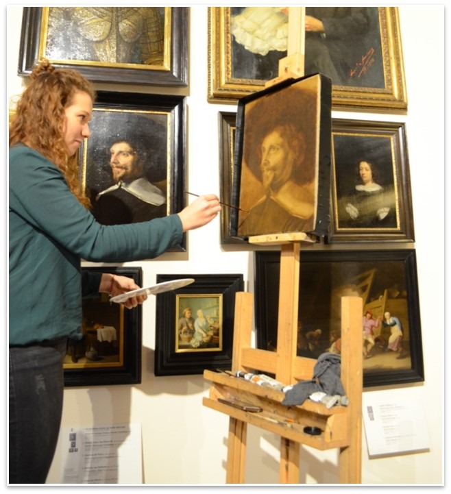 wykonywanie kopi obrazu sztalugowego