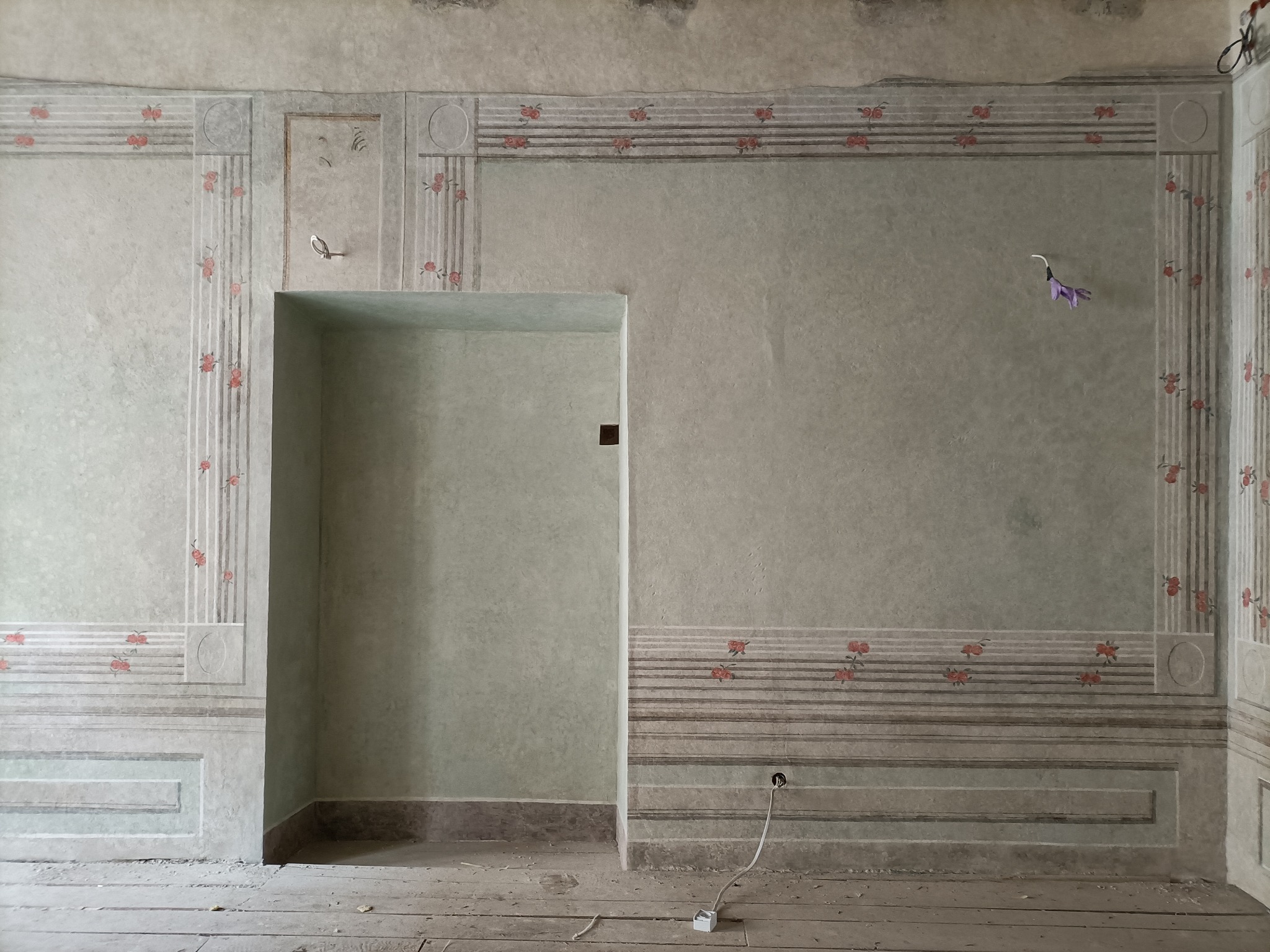 pomieszczenie kamienicy- po konserwacji