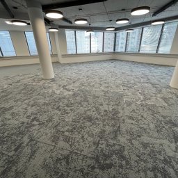 Biuro w płytce dywanowej.