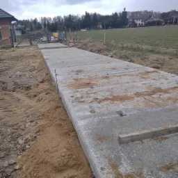 Wykonanie drogi z płyt MON