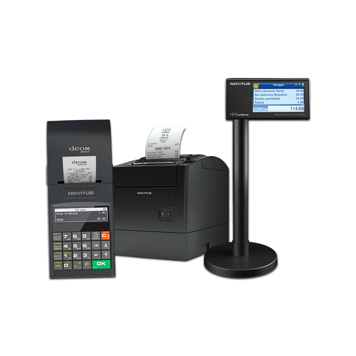 Drukarki fiskalne dostępne w Polskim Centrum Kas Fiskalnych.