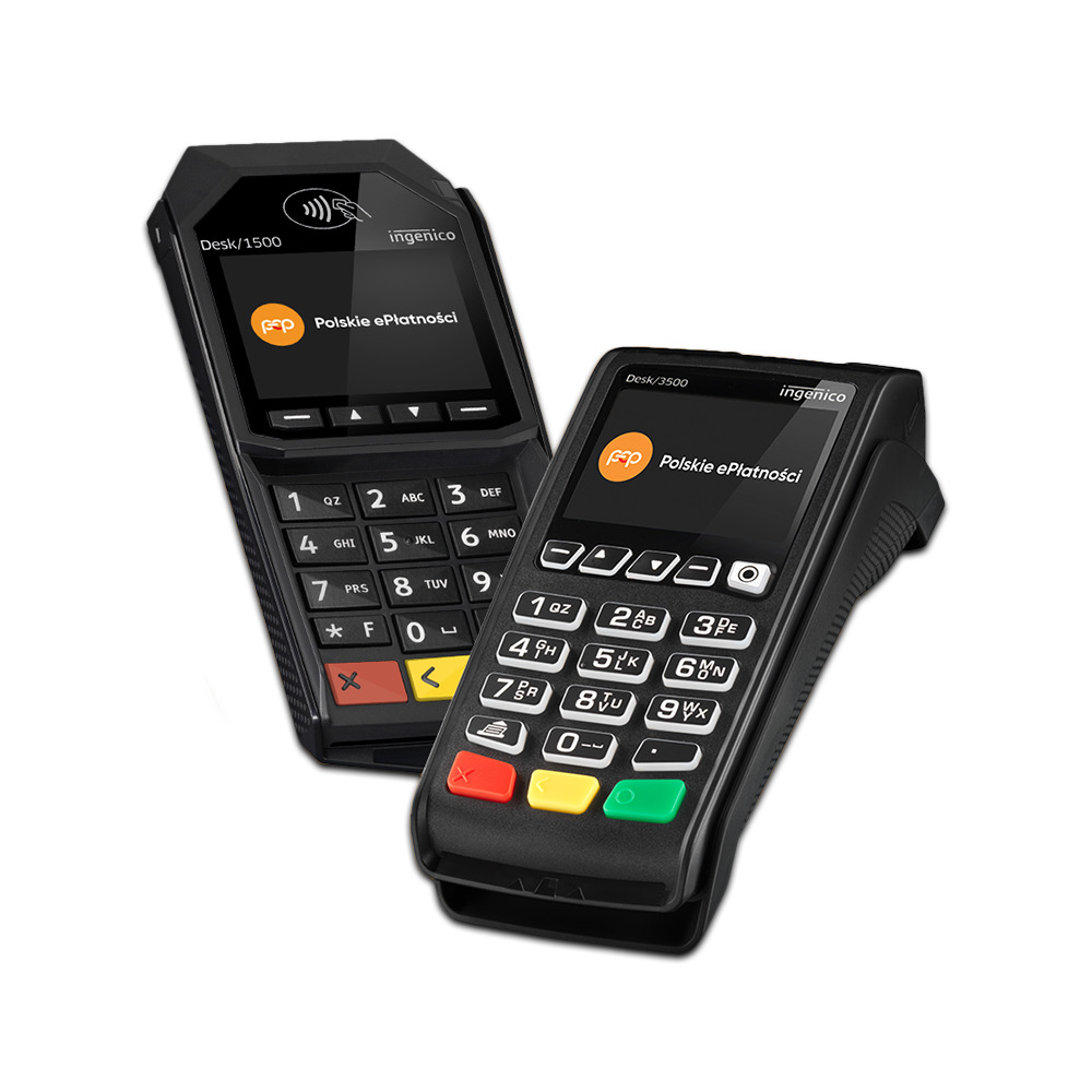 Terminale płatnicze dostępne w Polskim Centrum Kas Fiskalnych.