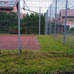 Koszenie na jednym ze Stargardzkich osiedli.