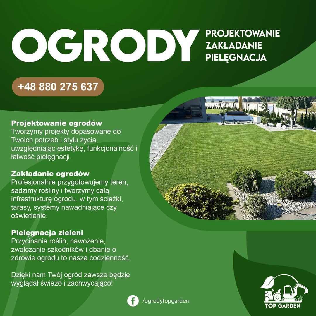 Projektowanie, zakładanie i pielęgnacja ogrodów