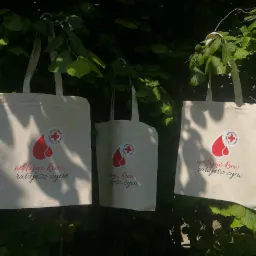 Torby bawełniane z nadrukiem.