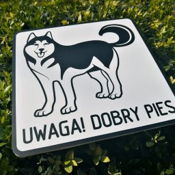 ARTSVIU Agencja Reklamowa - Tabliczka informacyjna. Tablica z nadrukiem.