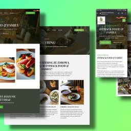projekt strony  internetowej dla restauracji
