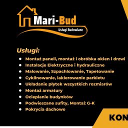 MariBud Usługi Transportowo Budowlane - Remont łazienki Szydłowiec