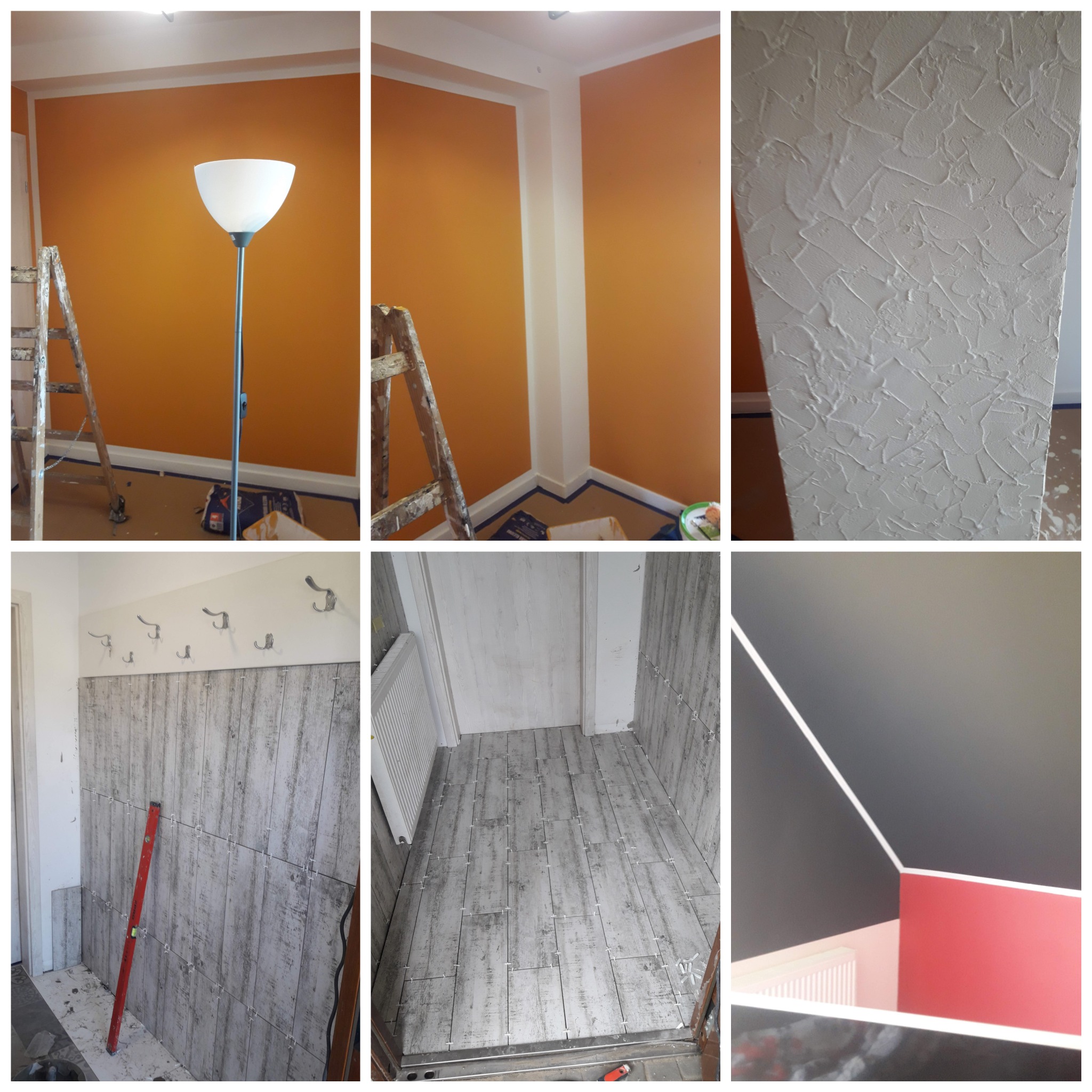 Malowanie i wykończenie wiatrołapu w płytkach