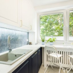 kącik jadalniany w kuchni