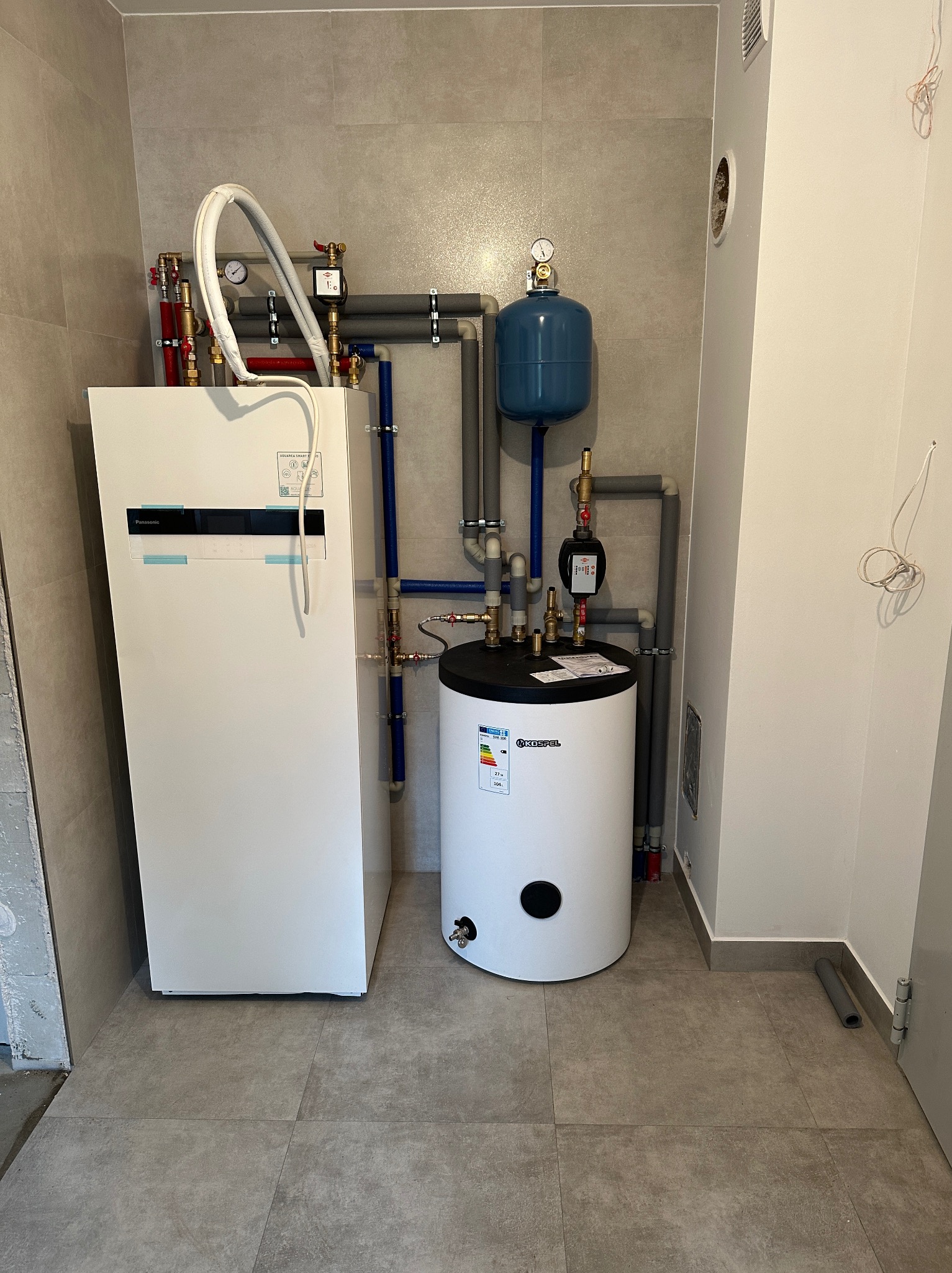 Powietrzna pompa ciepła Panasonic.