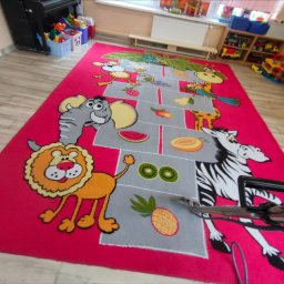 Pranie dywanów w przedszkolu 