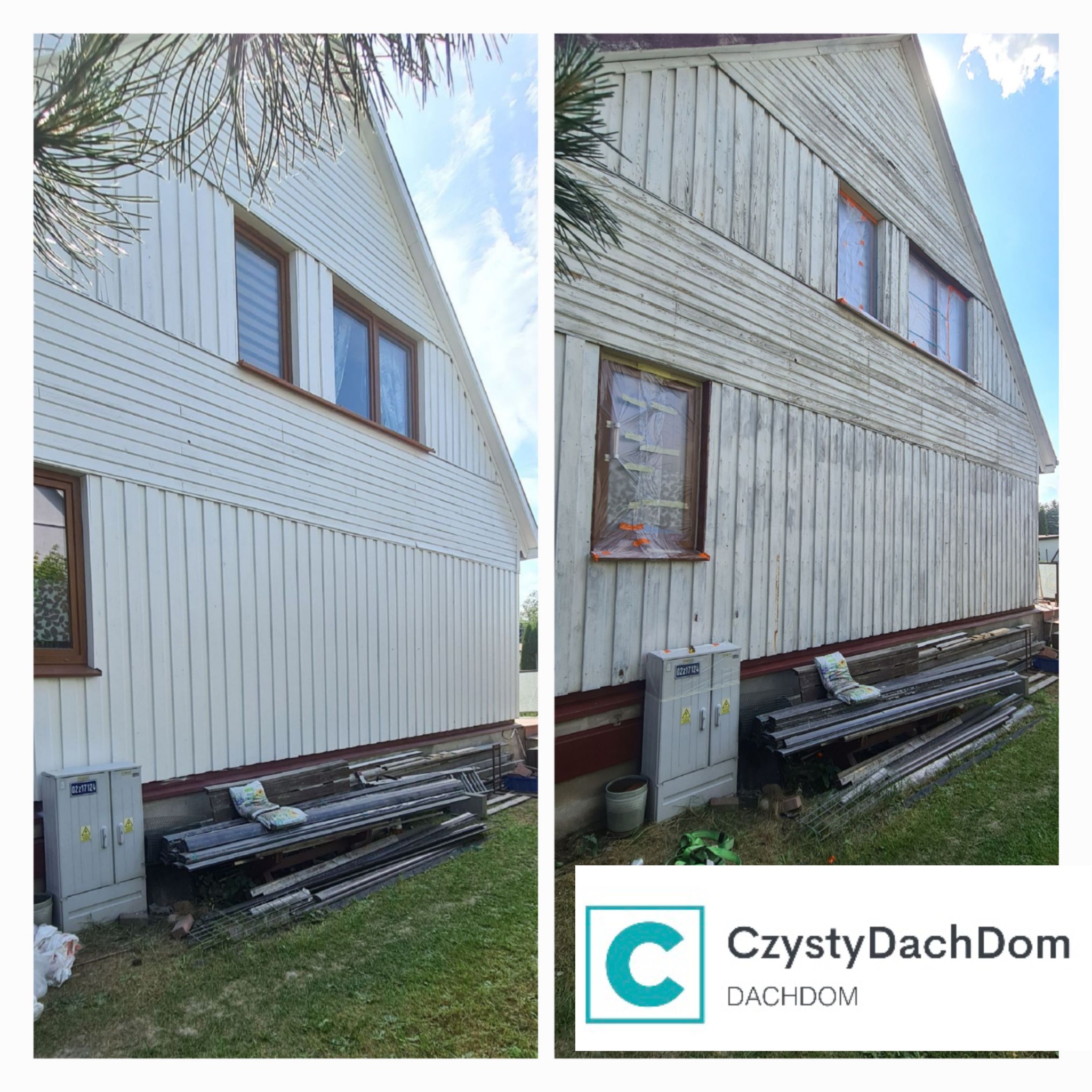 Malowanie elewacji drewnianej