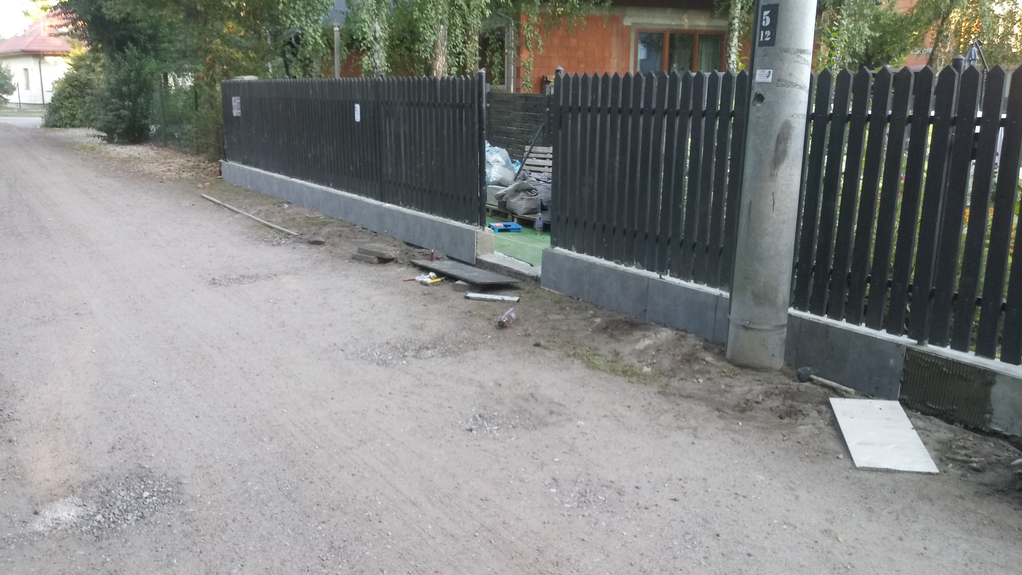 Remont ogrodzenia wraz z podmurówką