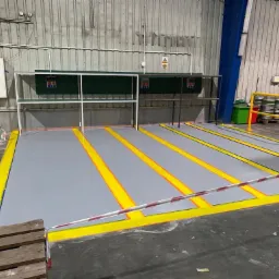 Stacja ładowania wózków elektrycznych - efekt końcowy