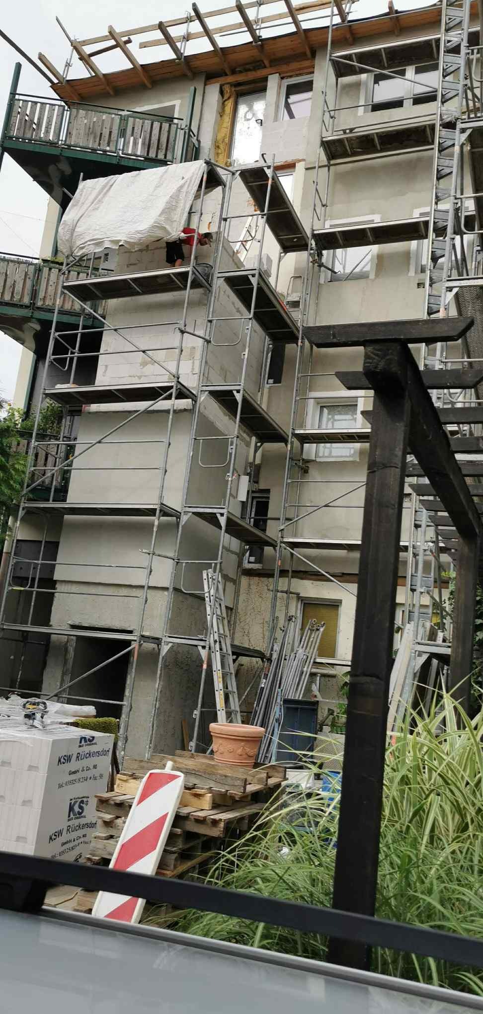 Budowa szybu windowego oraz wykonanie ocielenia wraz z elewacją