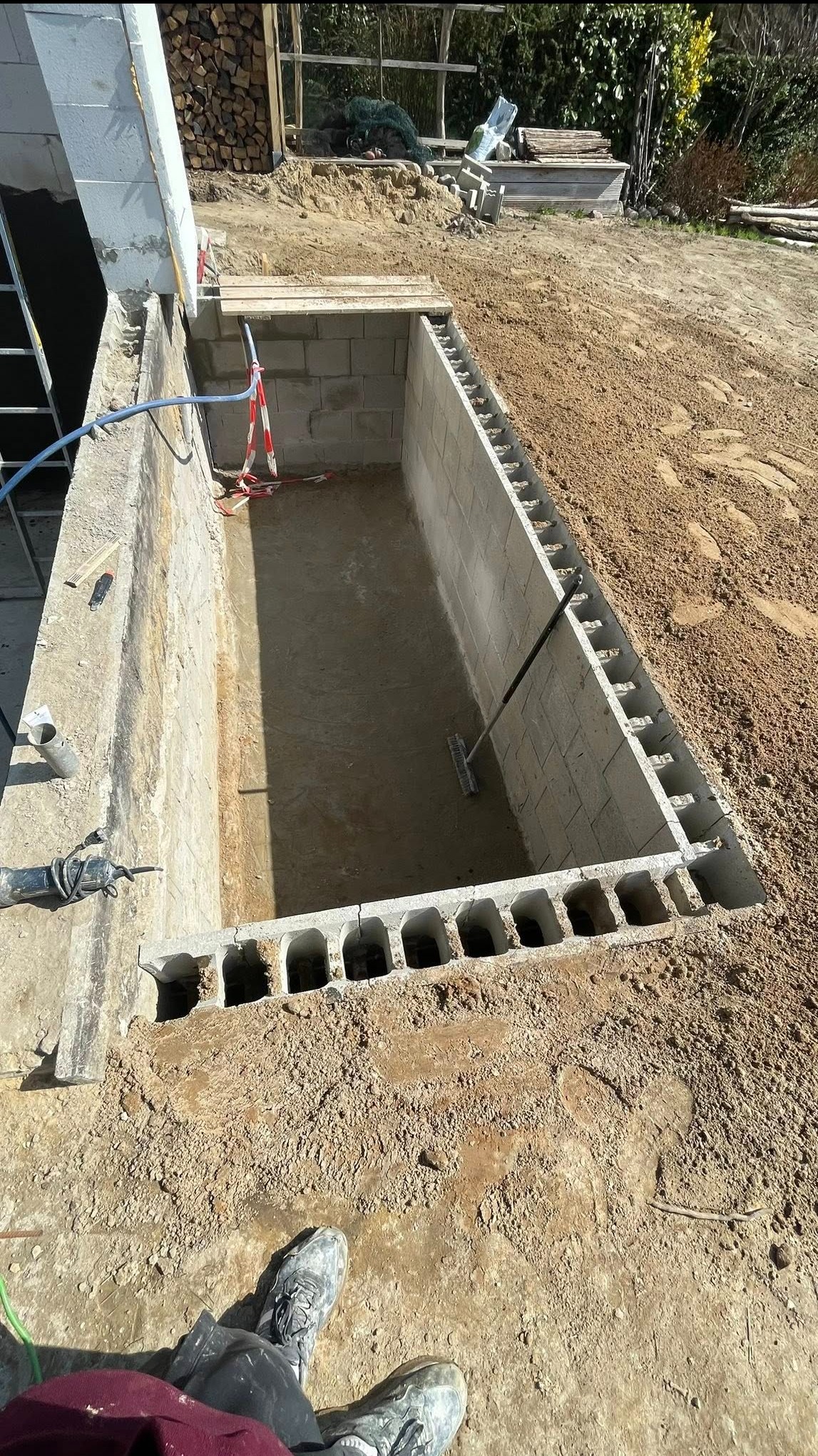 Budowa miejsca na zbiornik