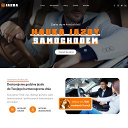 Strona internetowa nauka jazdy