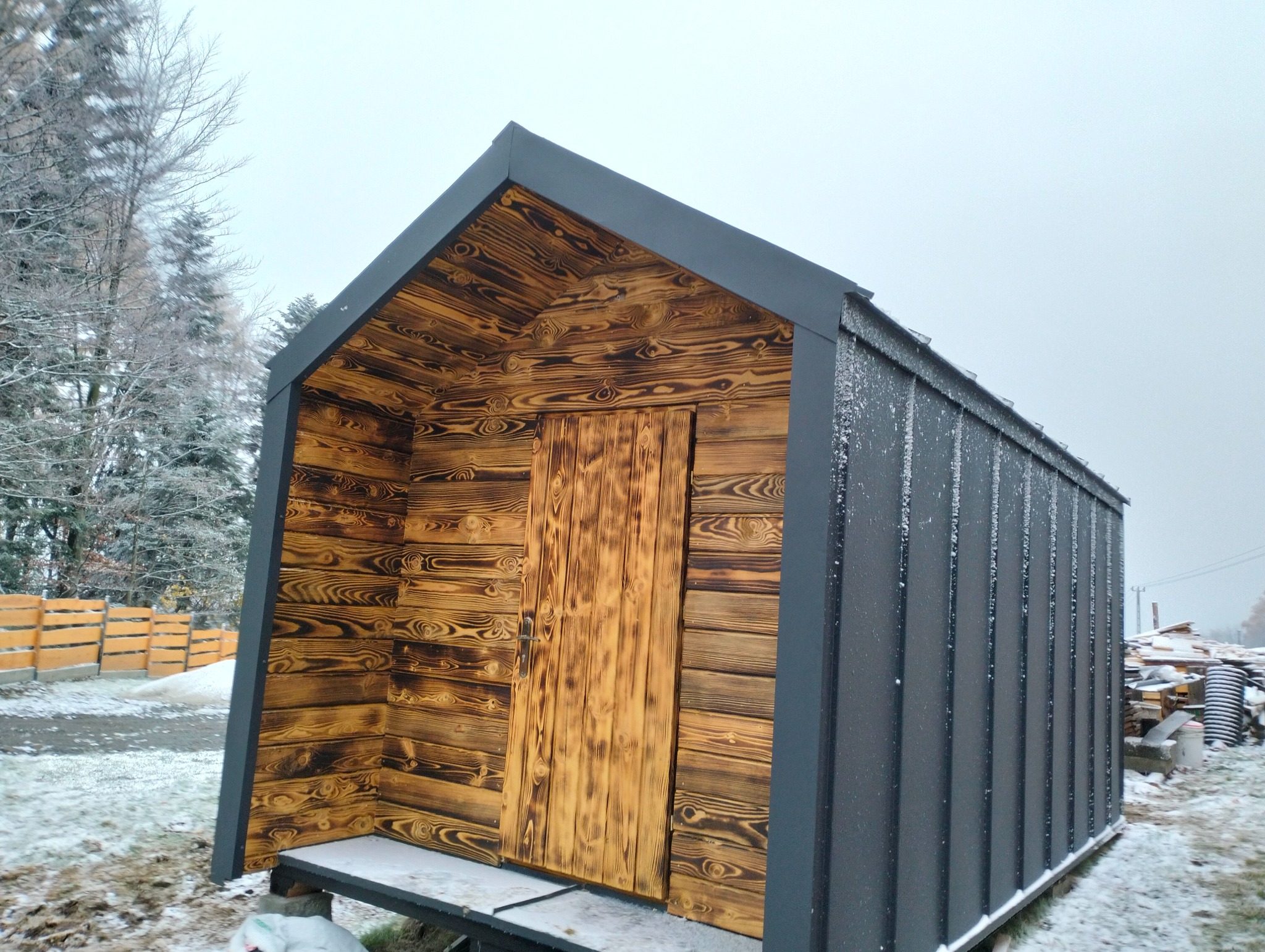 Sauna można wykorzystać jako domek na działkę