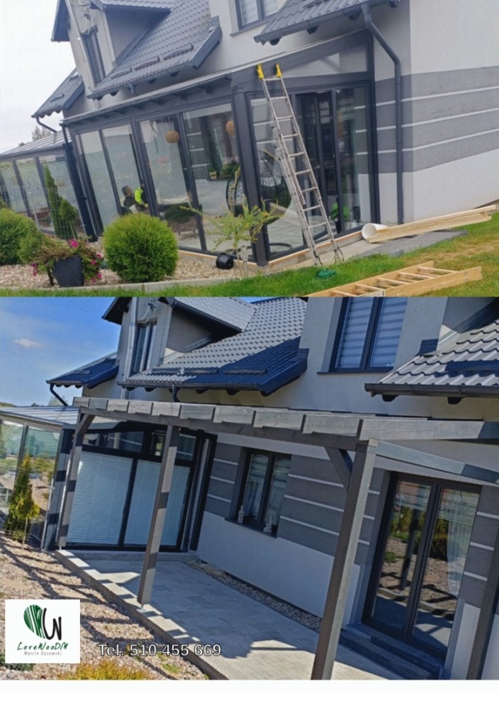 Ogród zimowy :) 6,3m x 2,9m Kolor: Antracyt (Remmers)