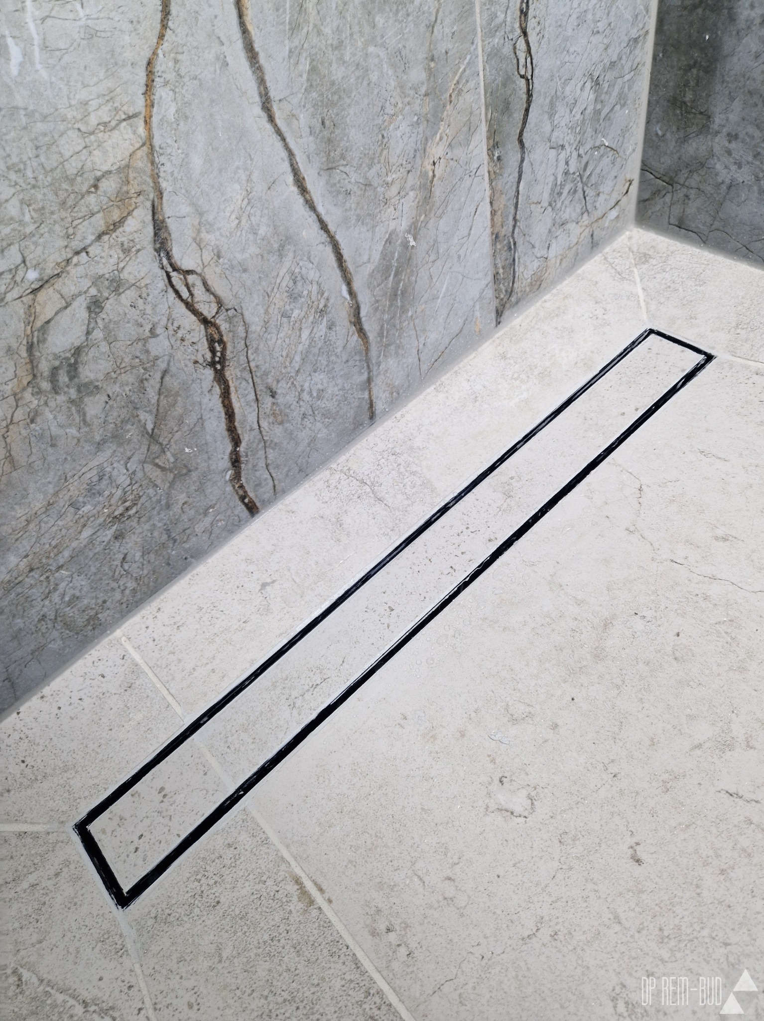 Detal - odpływ liniowy