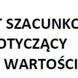 Tekst dokumentu: Operat szacunkowy dotyczący oszacowania wartości rynkowej.
