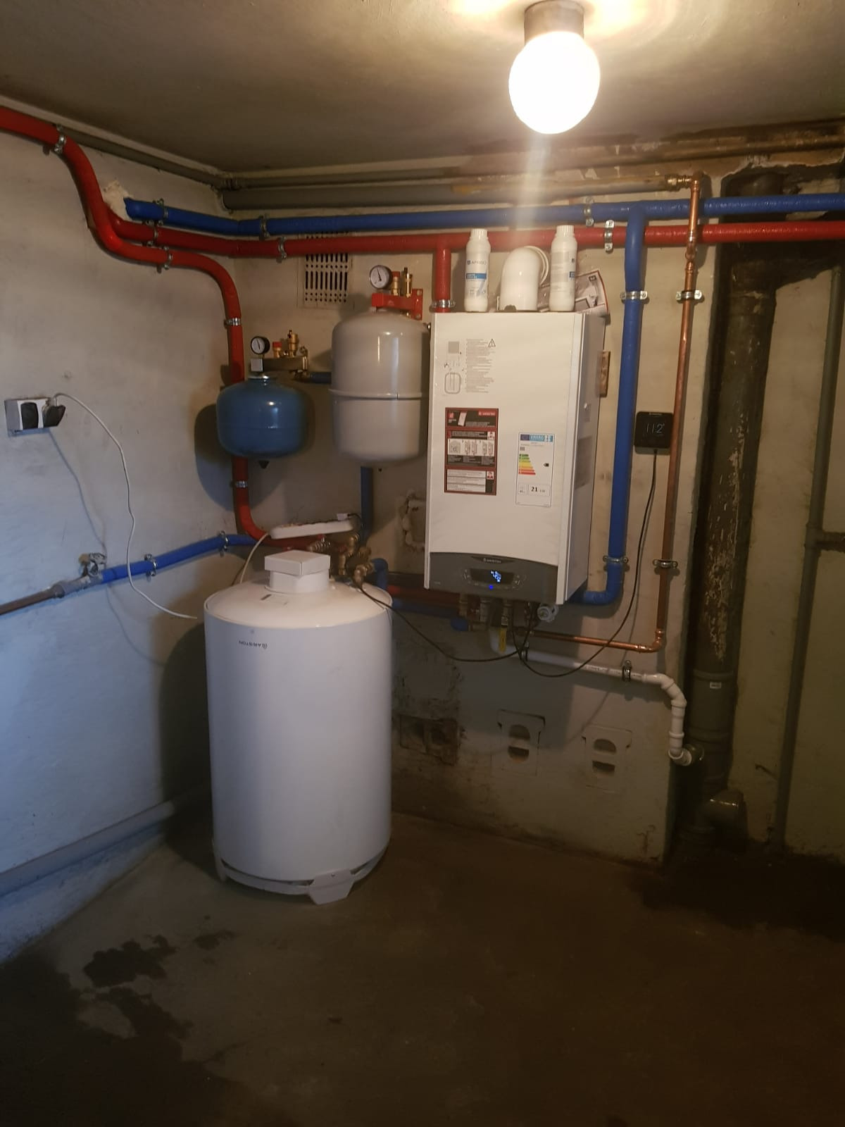 Zmiana z węgla na gaz.