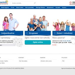 migomedia (od 2009) - Strona internetowa firmy ubezpieczeniowej z podziałem na sekcje: Indywidualne, Grupowe, Dzieci i młodzież, prezentująca ofertę ubezpieczeń z przyjaznym interfejsem użytkownika.