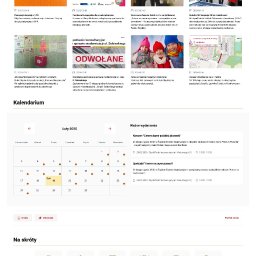 migomedia (od 2009) - Zrzut ekranu strony internetowej miasta Ruda Śląska, prezentujący aktualności, kalendarz wydarzeń i skróty do ważnych informacji.