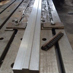 wykonanie pryzmy do gięcia- trapezowania blachy 