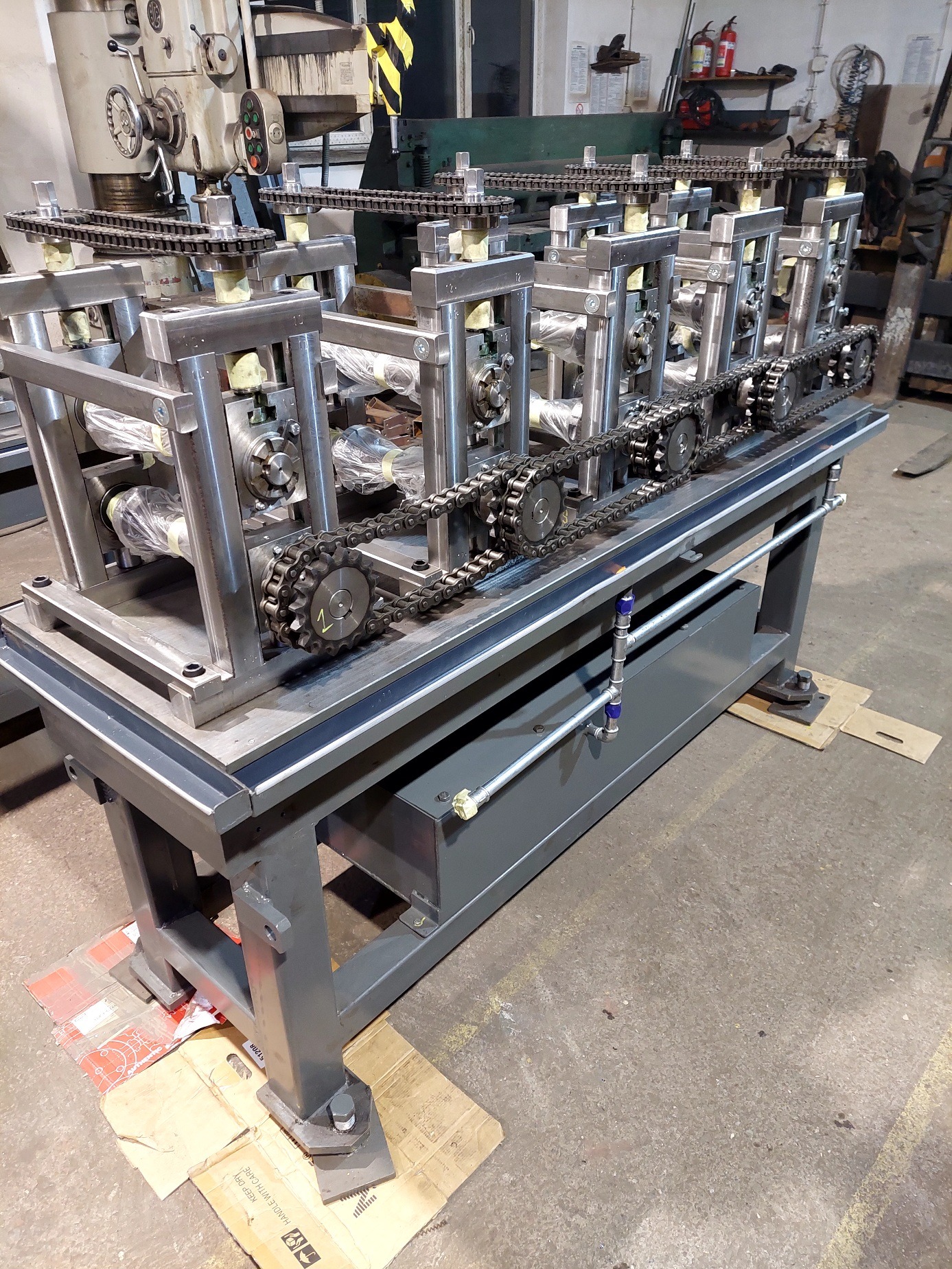 Wykonanie stacji do zaginania profili i wszystkich elementów napędowych