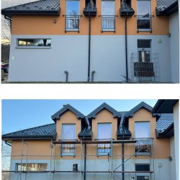 Mycie,naprawa i malowanie elewacji.