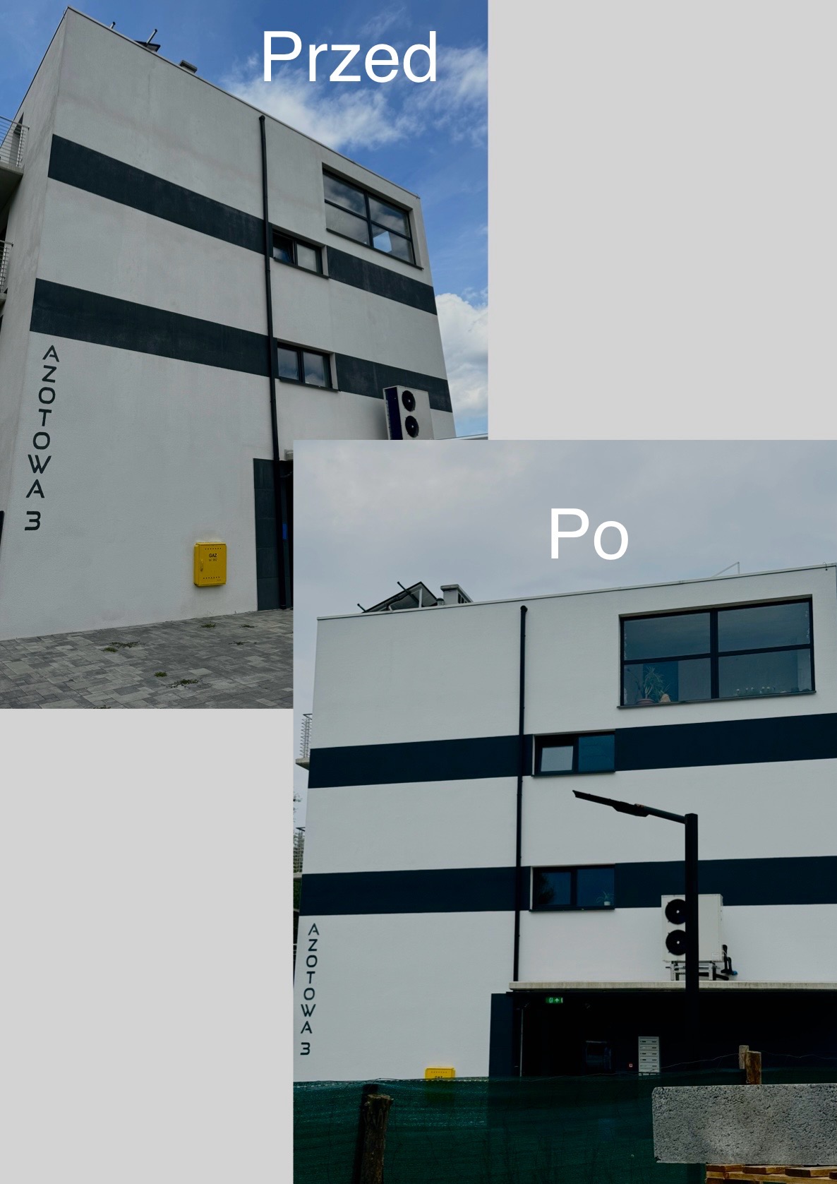 Mycie i malowanie elewacji (tynk cementowo wapienny)