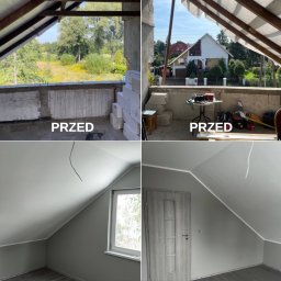 Przerobienie tarasu na pokoje 