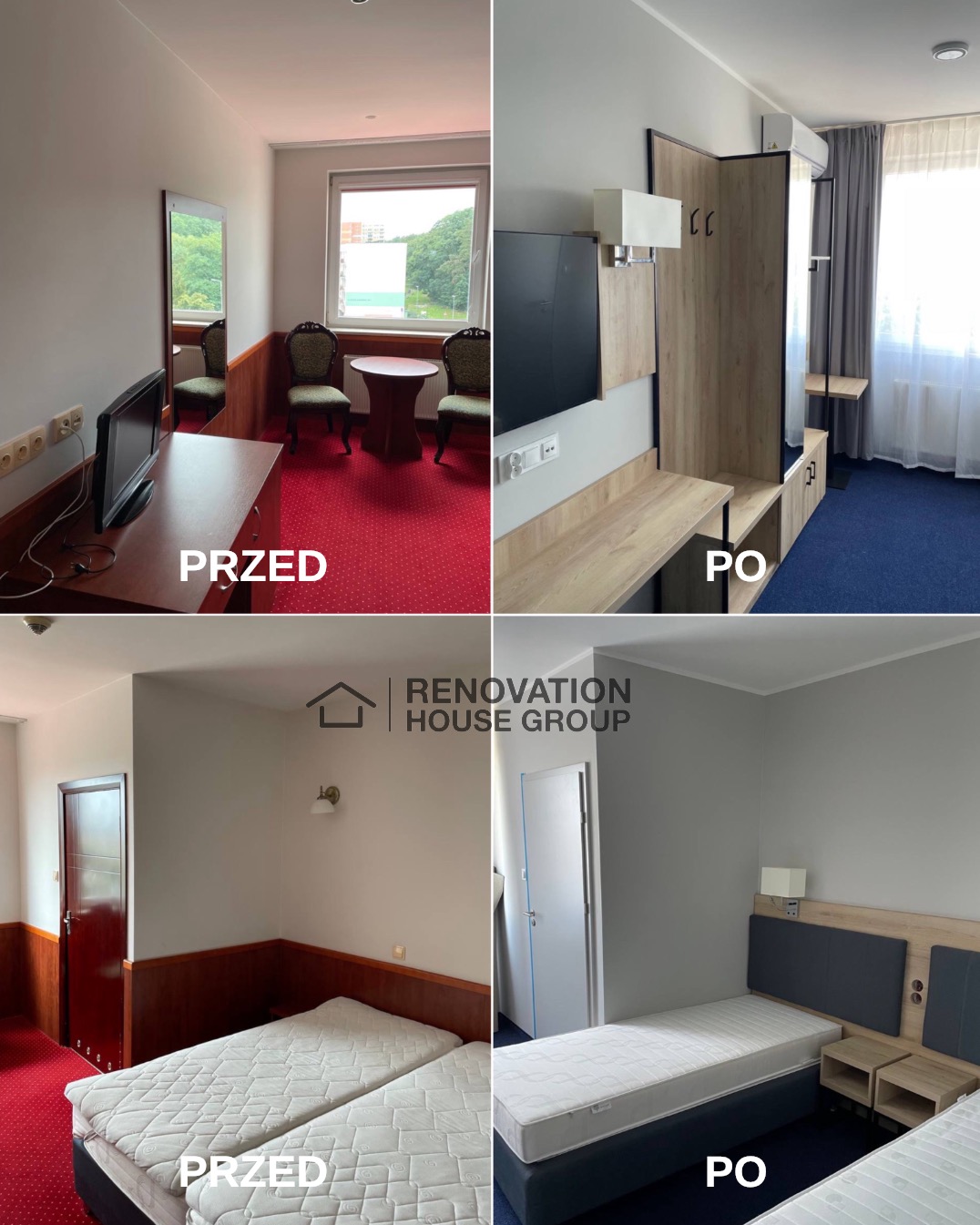 Kompleksowy remont 250 pokojów w Hotelu Dobosz