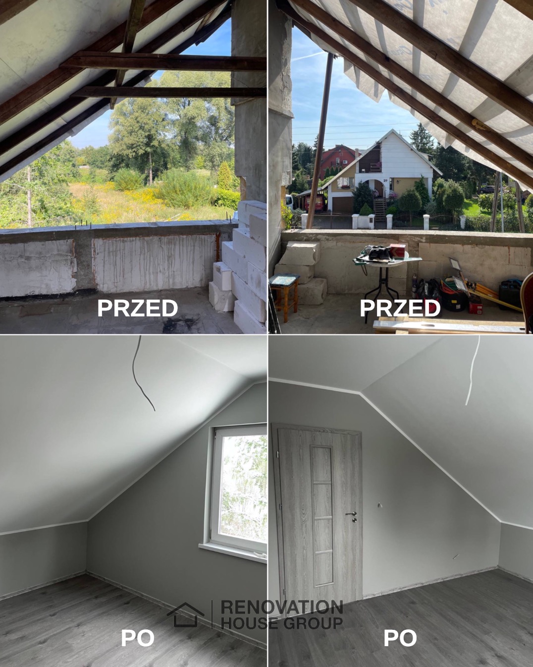 Przerobienie tarasu na pokoje