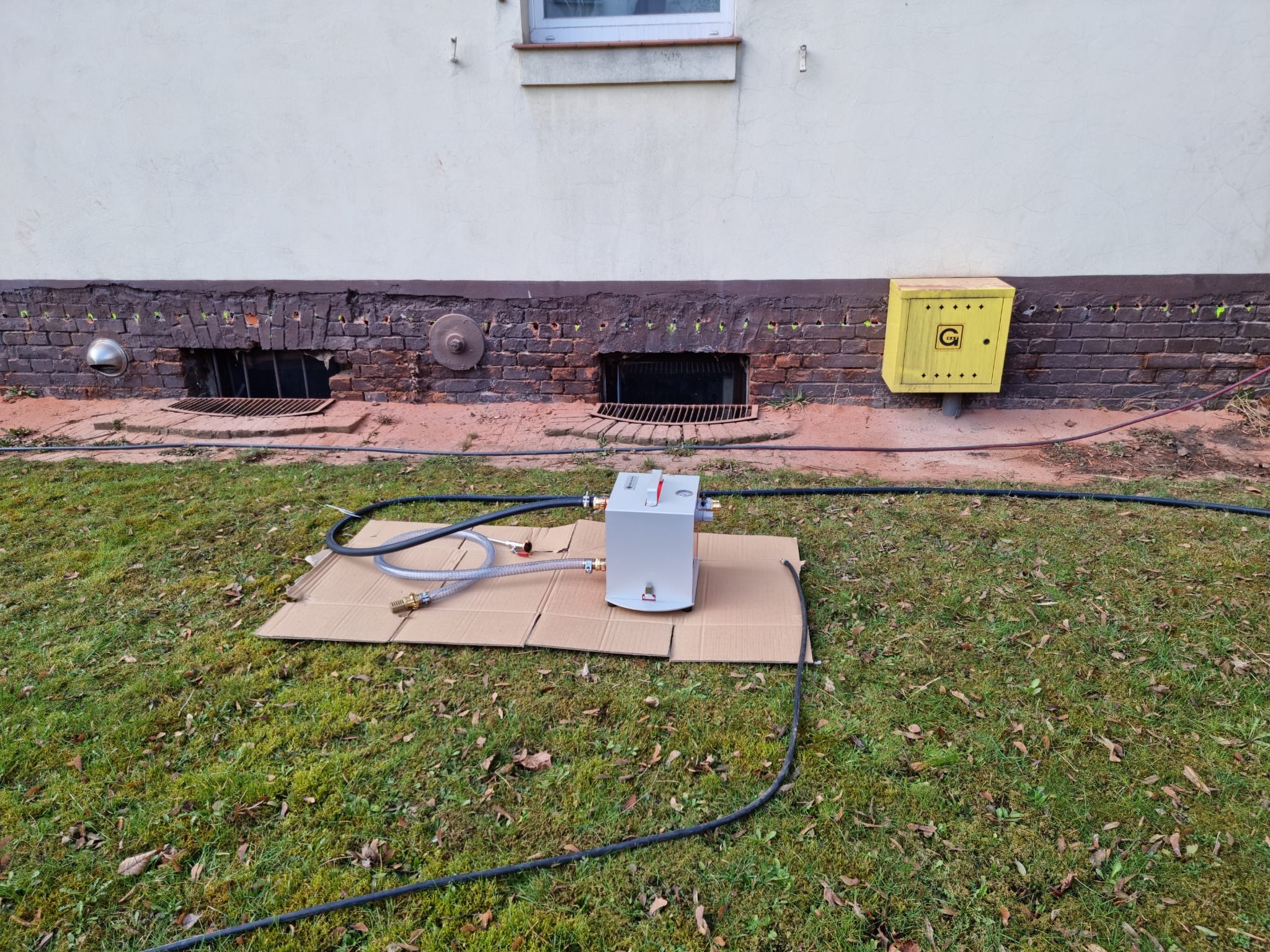 Przygotowanie pompy pod iniekcje niskociśnieniową.