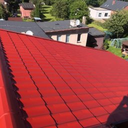 Po myciu ta dwukrotnym malowaniu 