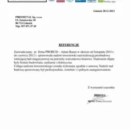 Referencje - Pirometal sp. z .o.o