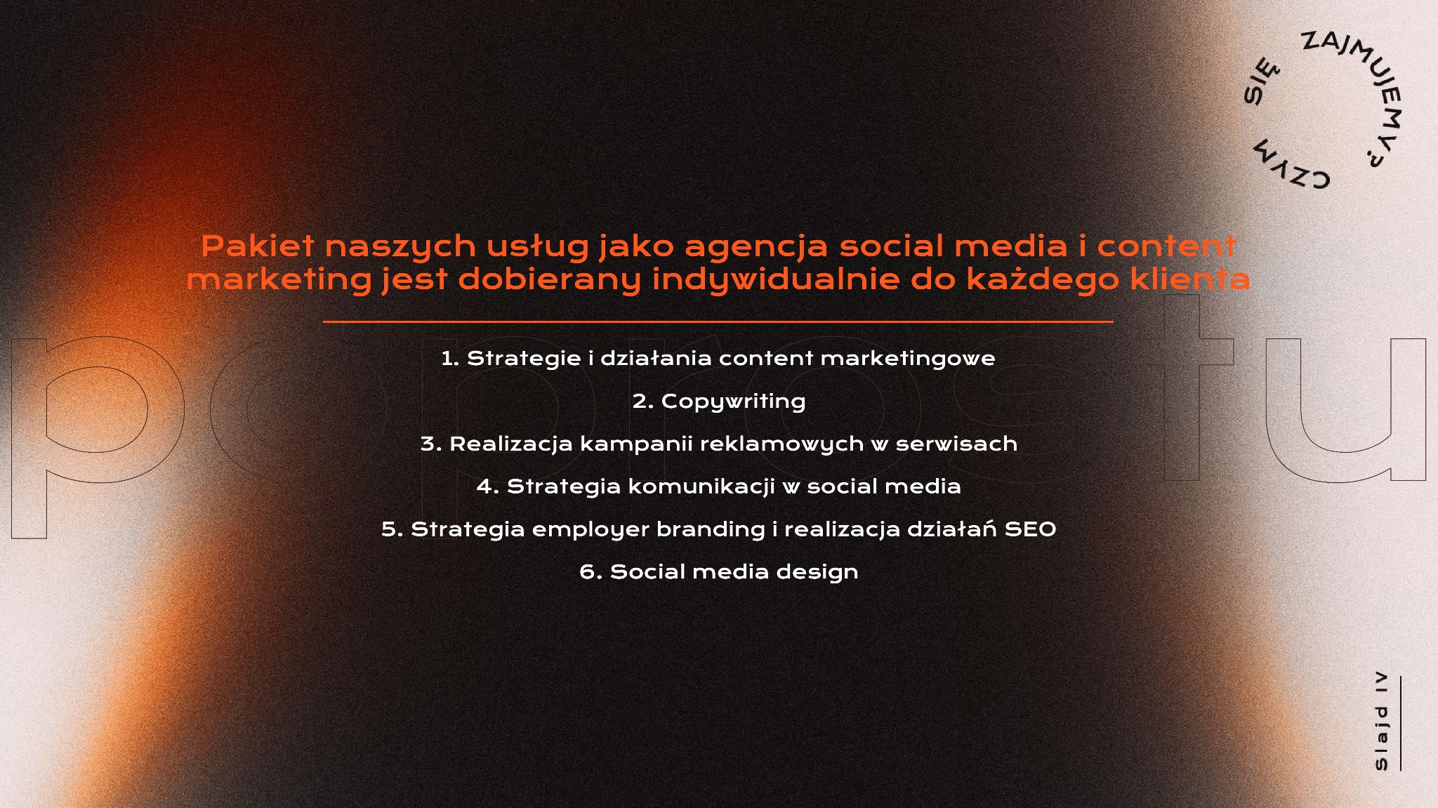 Kilka słów o nas IV.