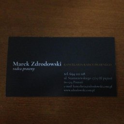 Kancelaria Radcy Prawnego Marek Zdrodowski - Porady z Prawa Pracy Poznań